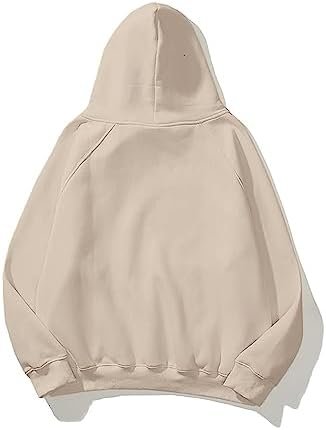 Oversized Hoodies for Women and Men Couples Basic Solid Hooded Sweatshirt Pullover Jackets