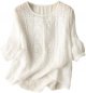Vintage Embroidered Cotton Linen T Shirt for Women Casual Loose Fit Top Plus Size Top Blouse
