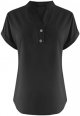 Women's Short Sleeve Tops Linen Shirts for Women Summer Casual V Neck Button Down Tops Trendy Comfy Blouses